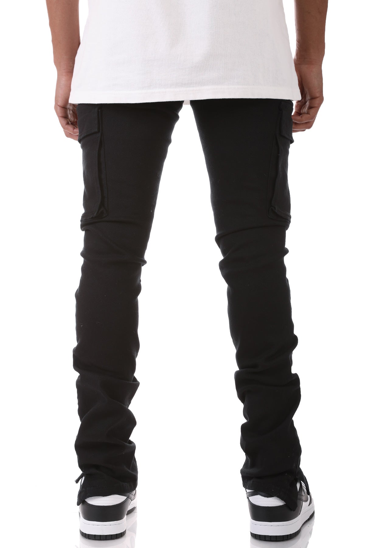 STACKED DOUBLE CARGO PANTS