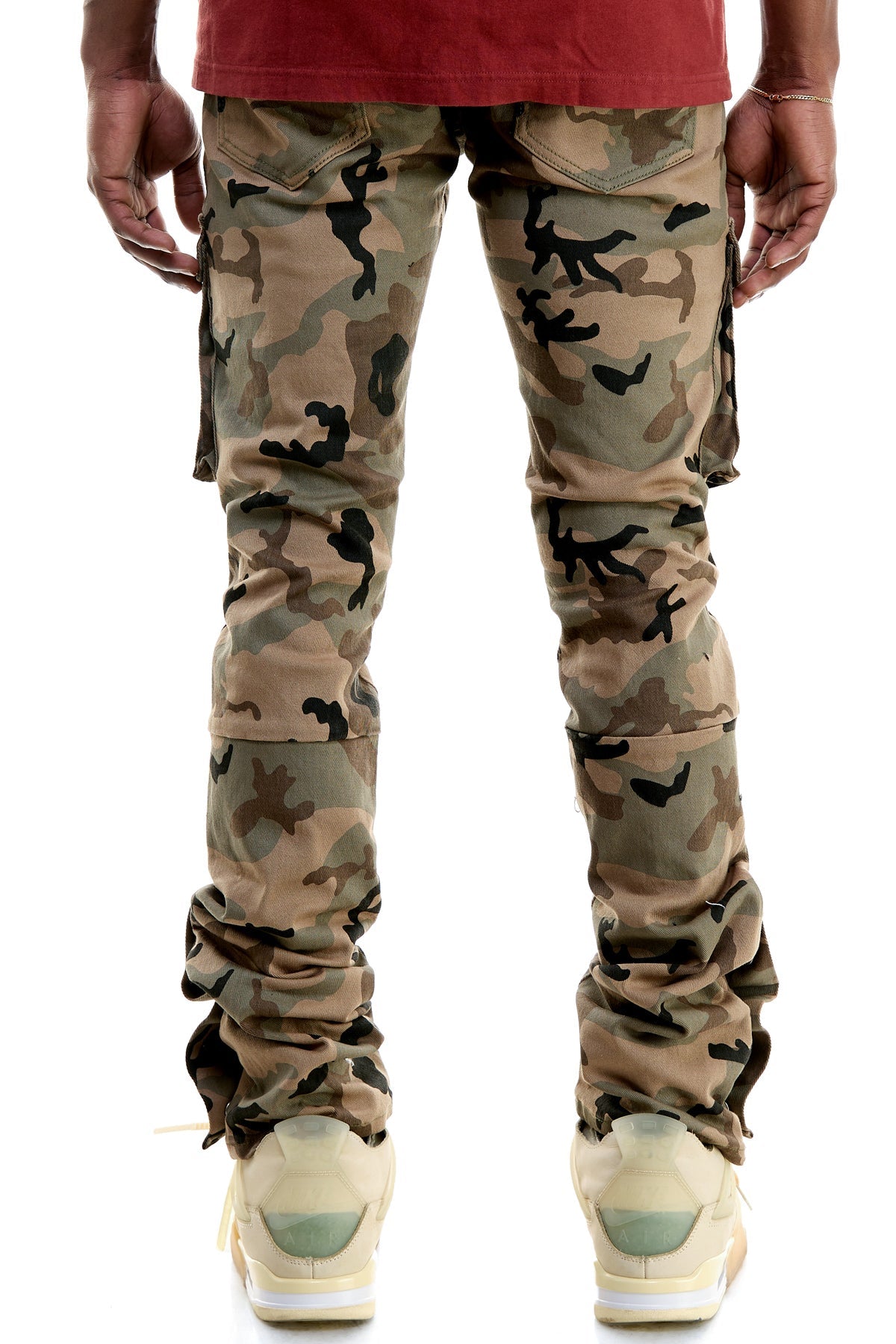 STACKED SNAP PANTS