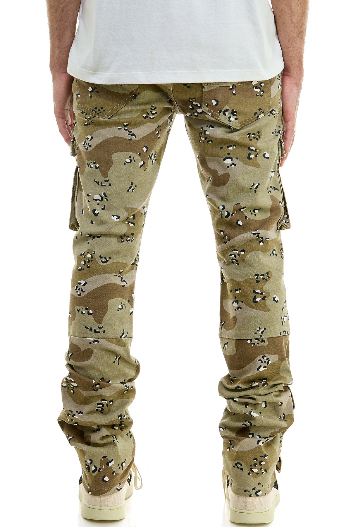 STACKED SNAP PANTS