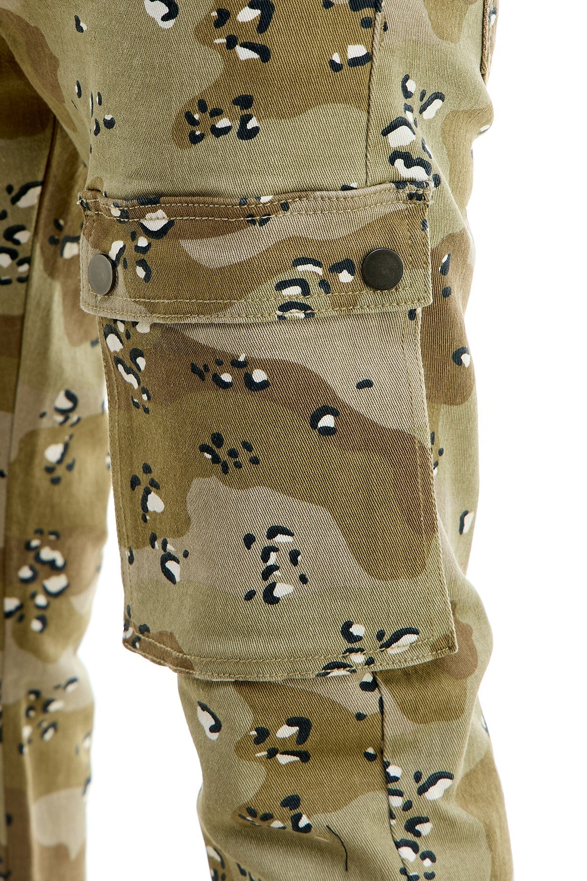 STACKED SNAP PANTS
