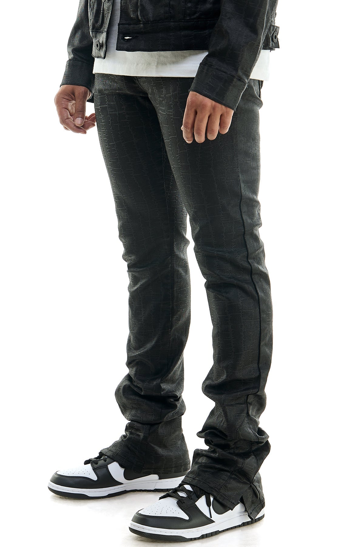STACKED KROC PANTS