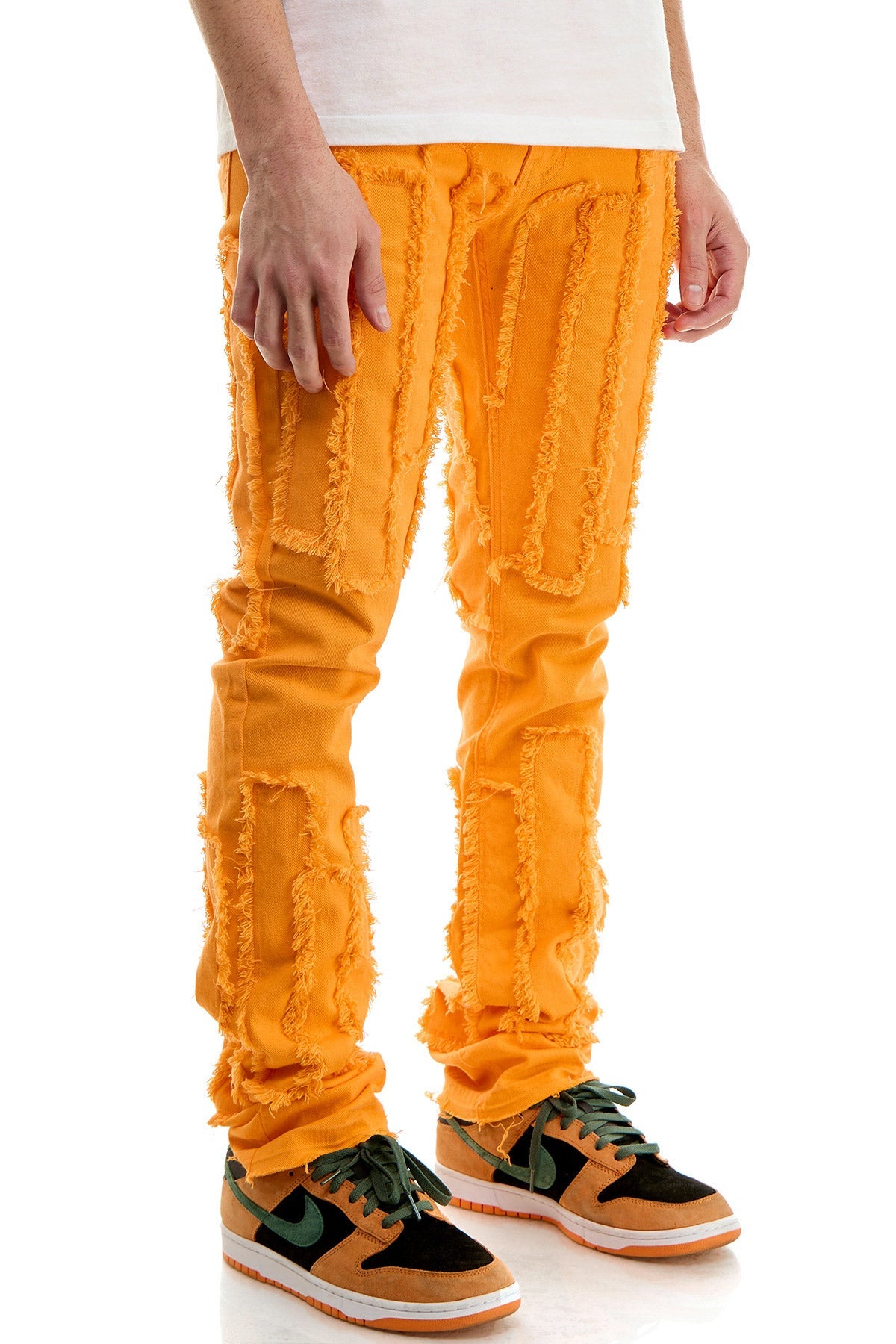 STACKED BARCHA PANTS