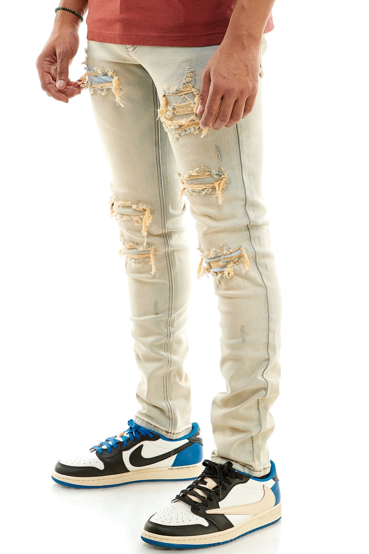 SUEDE JEANS