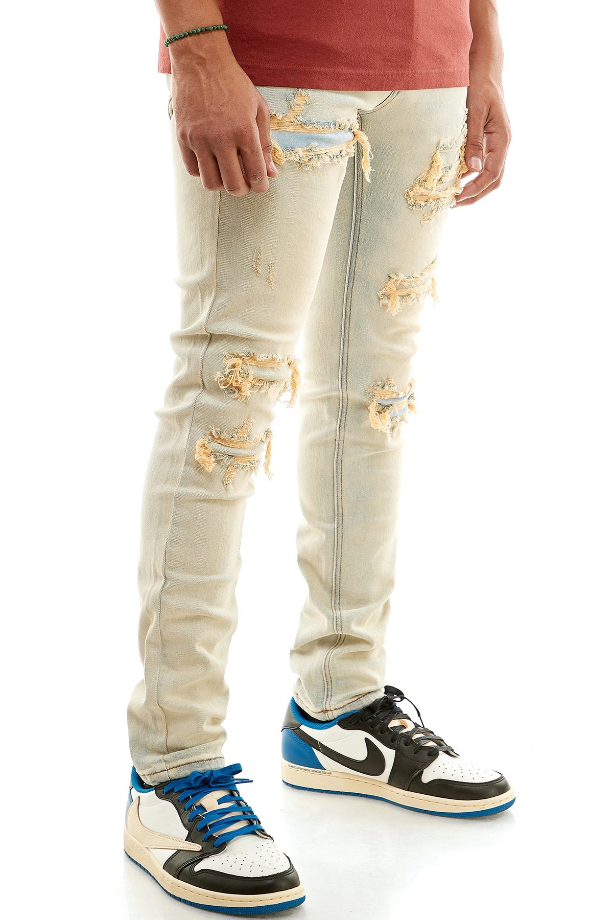 SUEDE JEANS