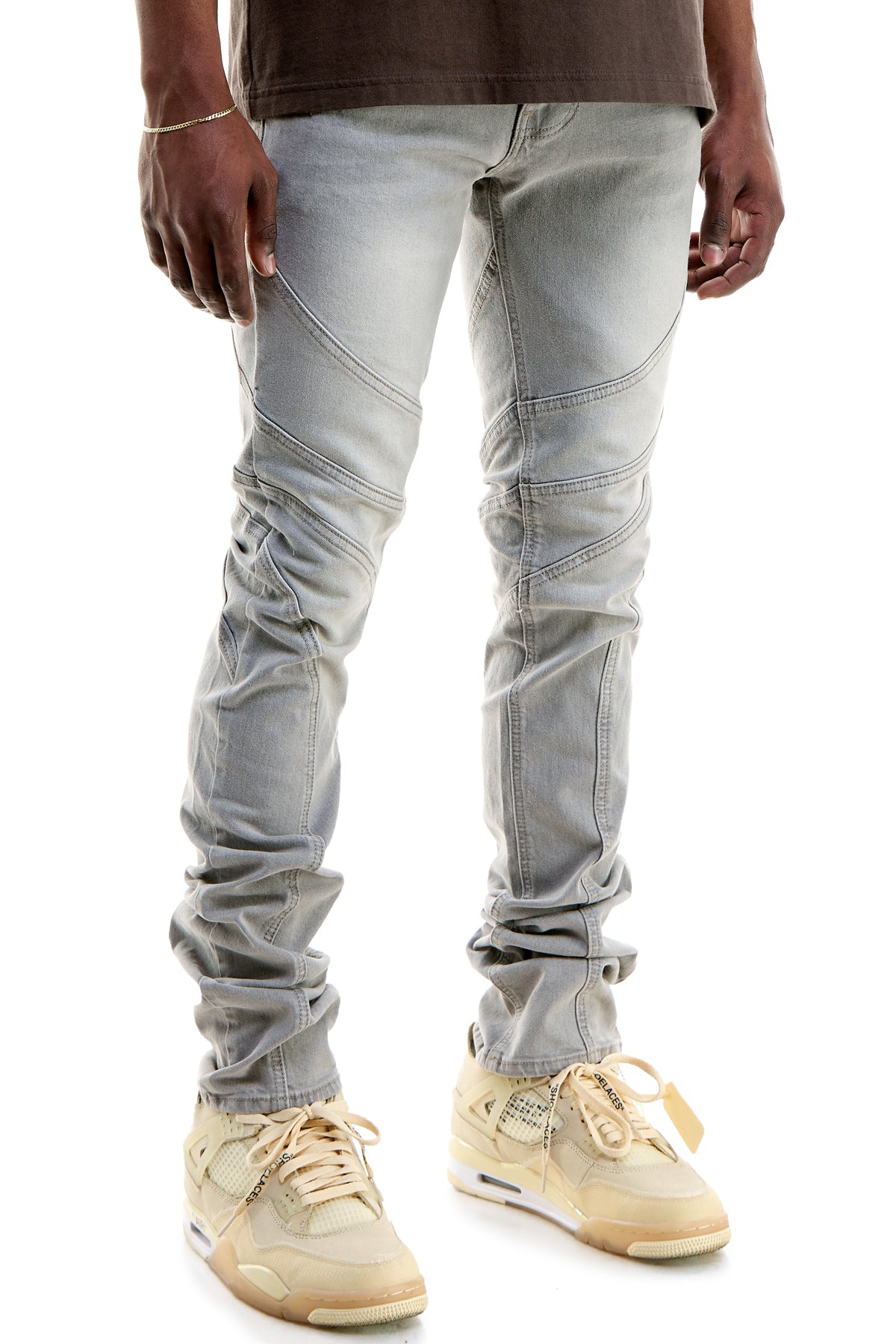 STACKED OVERLAP JEANS