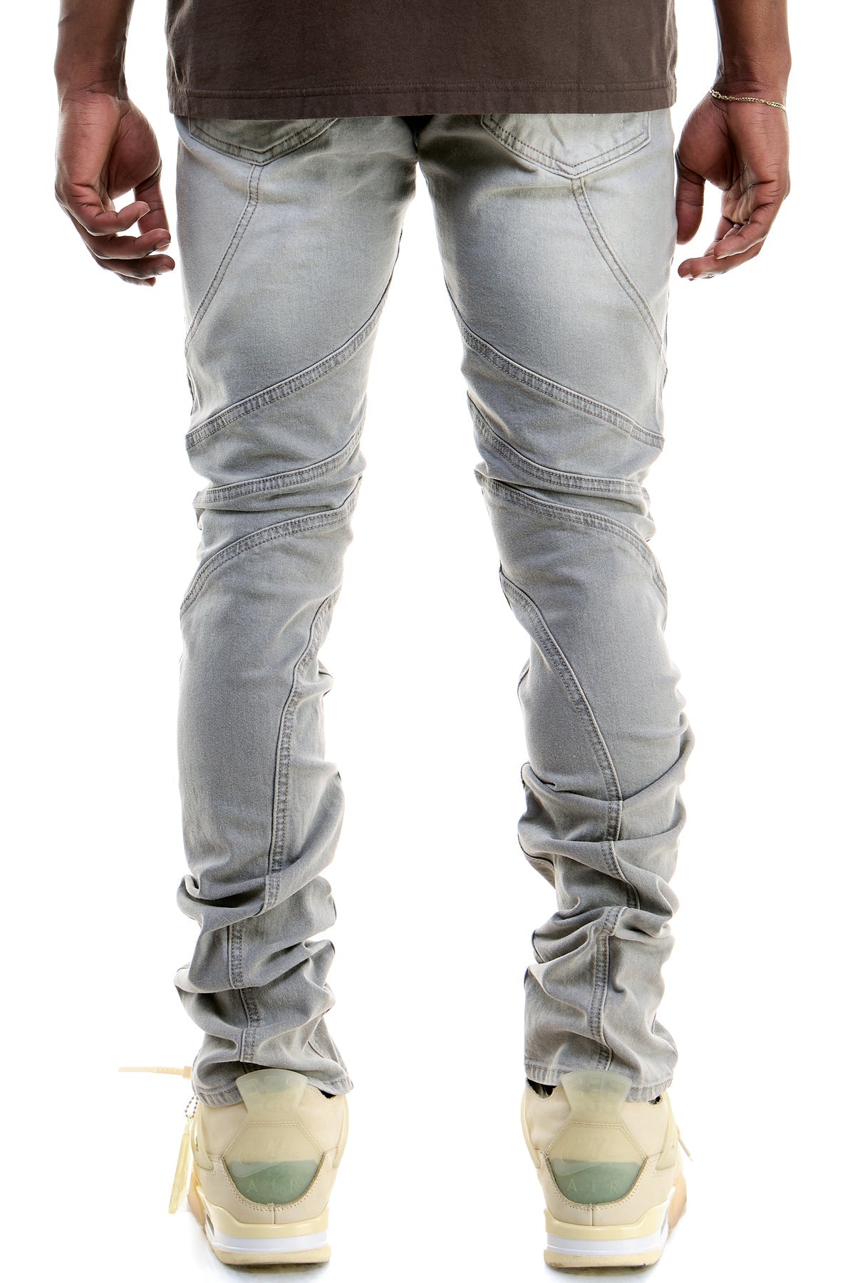 STACKED OVERLAP JEANS