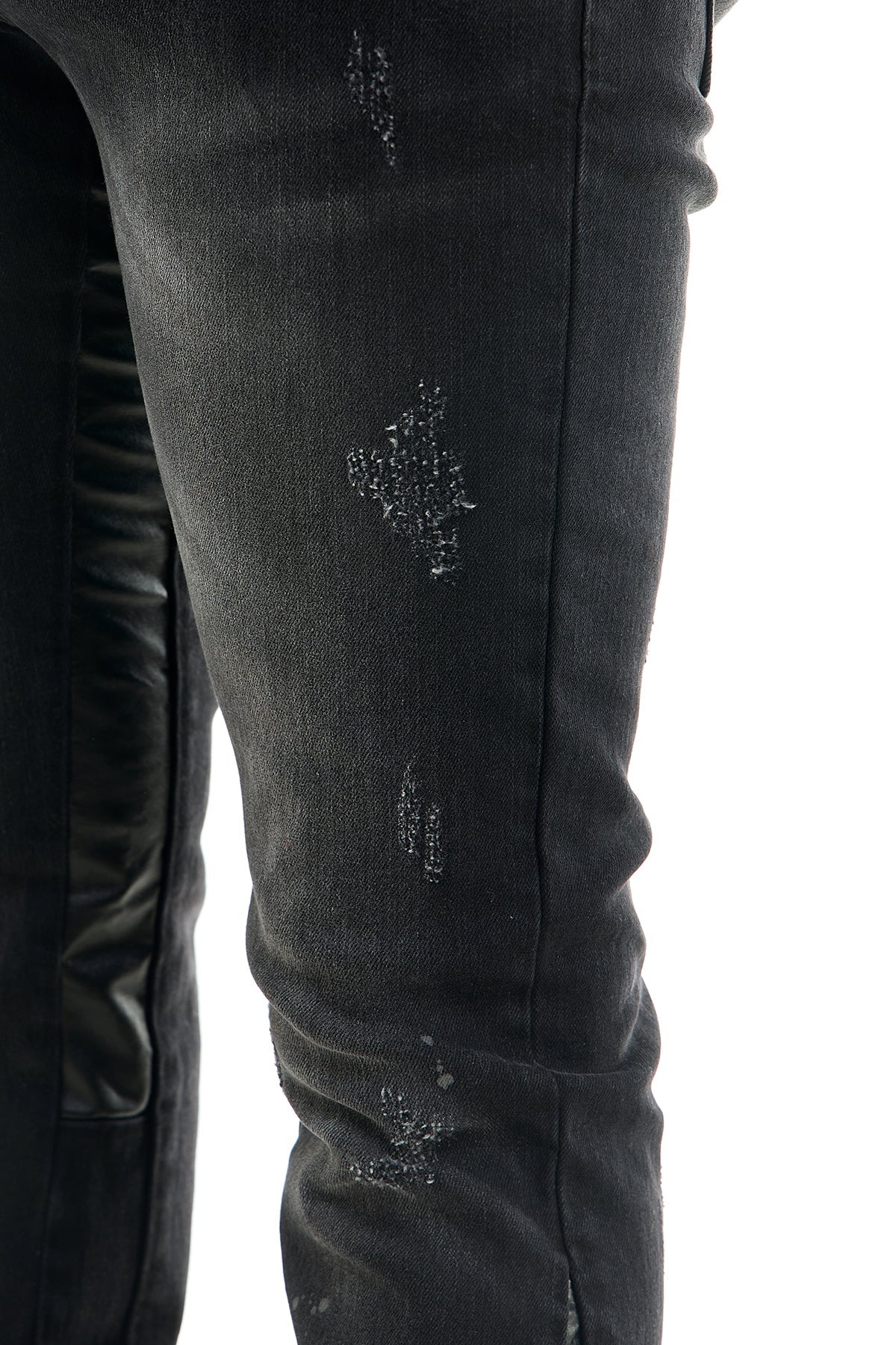 PU FLARE JEANS