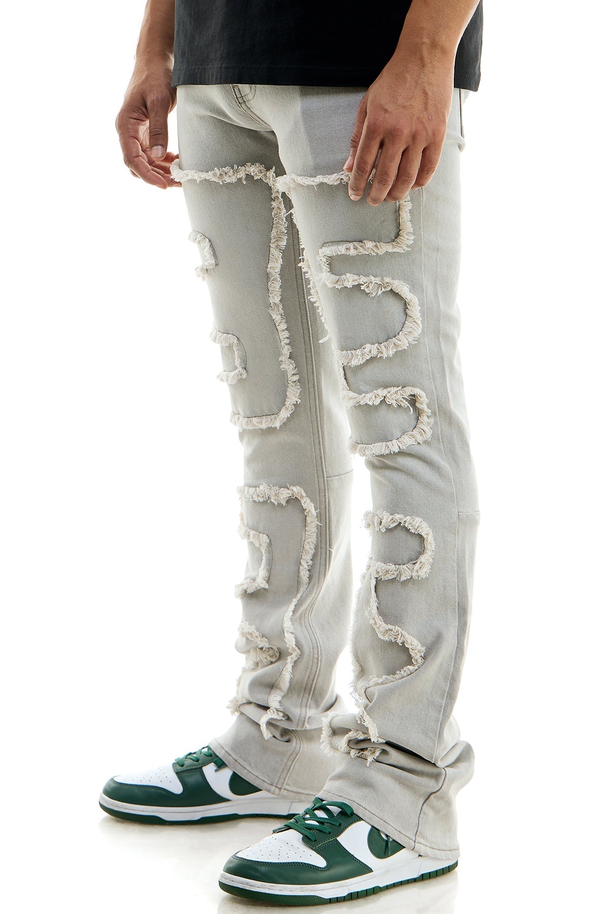 PUZZLE FLARE JEANS