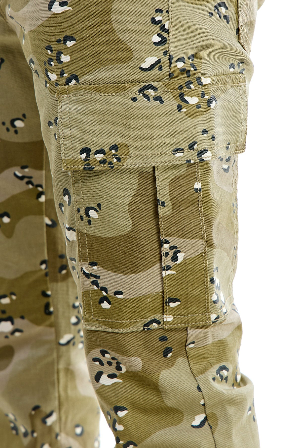 WAXED FLARE PANTS