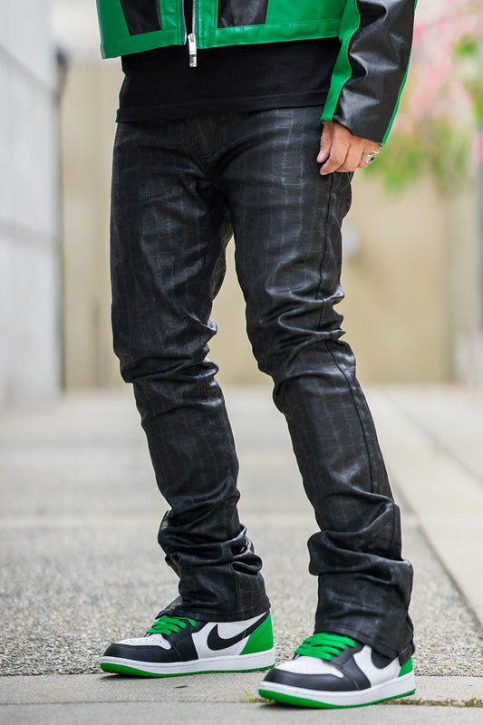 STACKED KROC PANTS