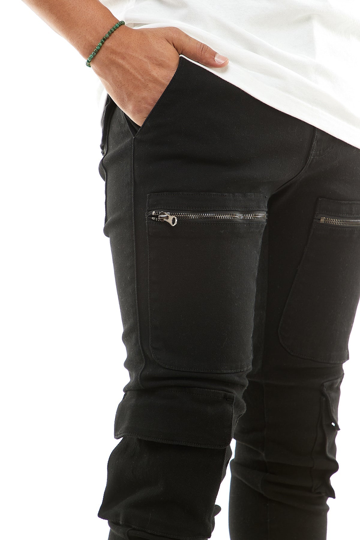 KNEE CARGO PANTS