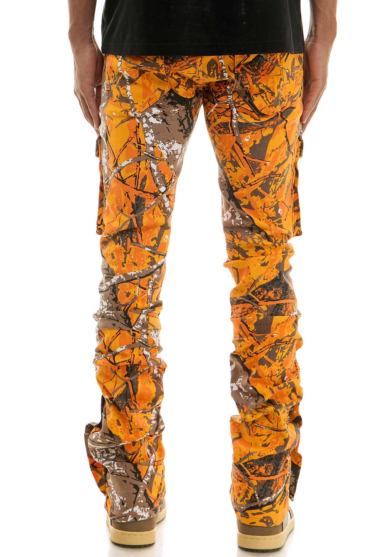 STACKED SNAP PANTS