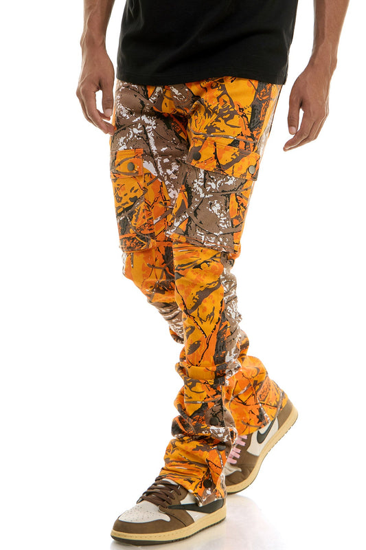 STACKED SNAP PANTS