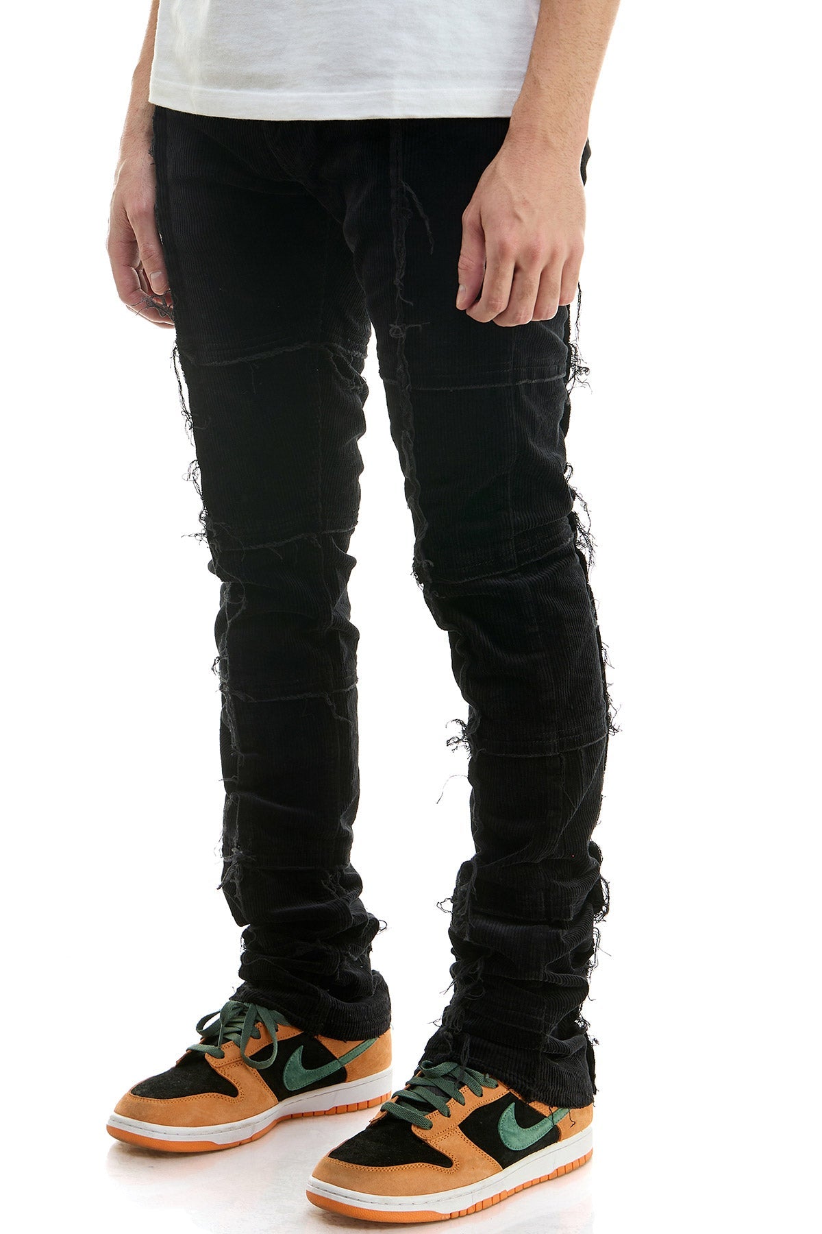 STACKED CORDUROY RAISER PANTS