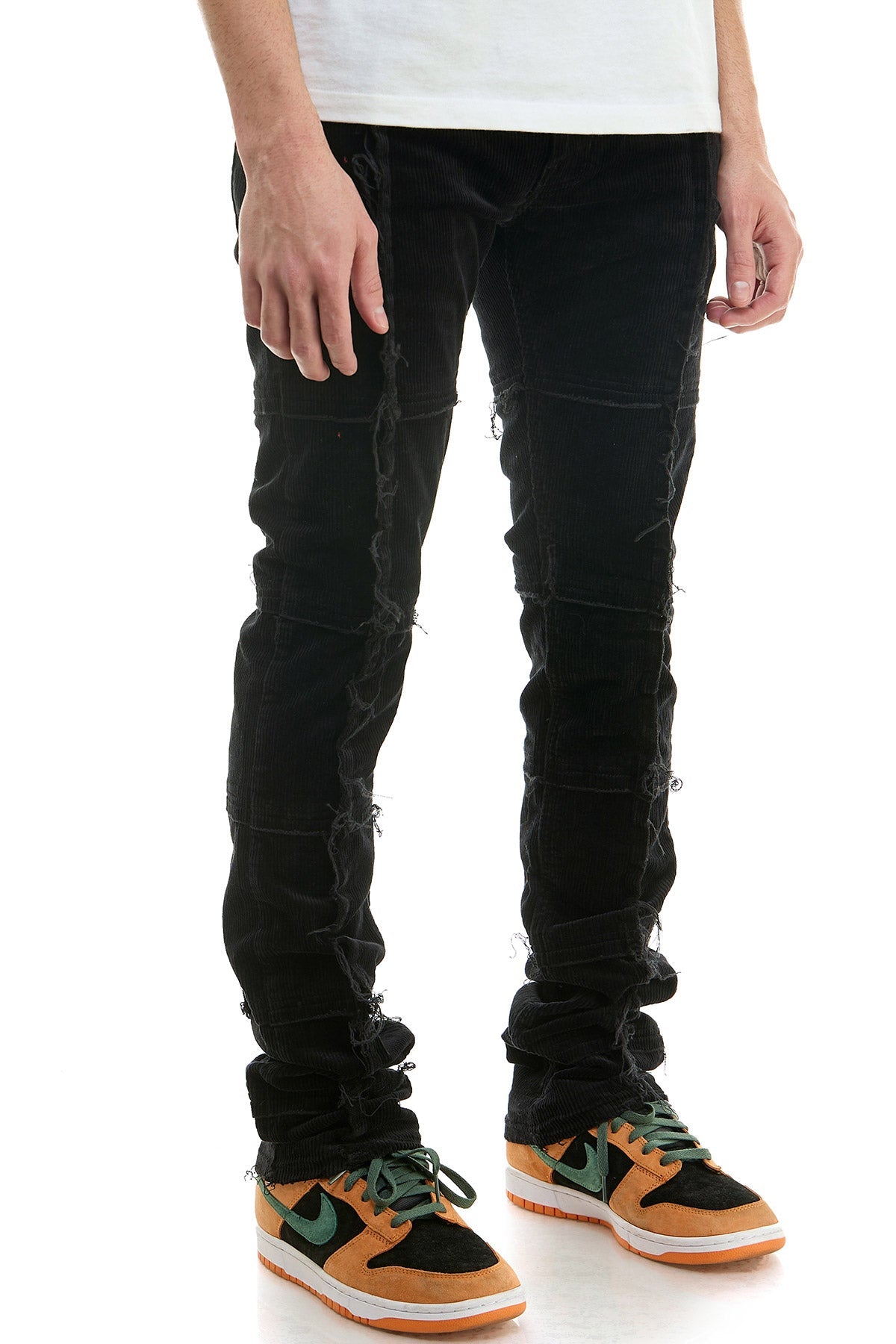 STACKED CORDUROY RAISER PANTS