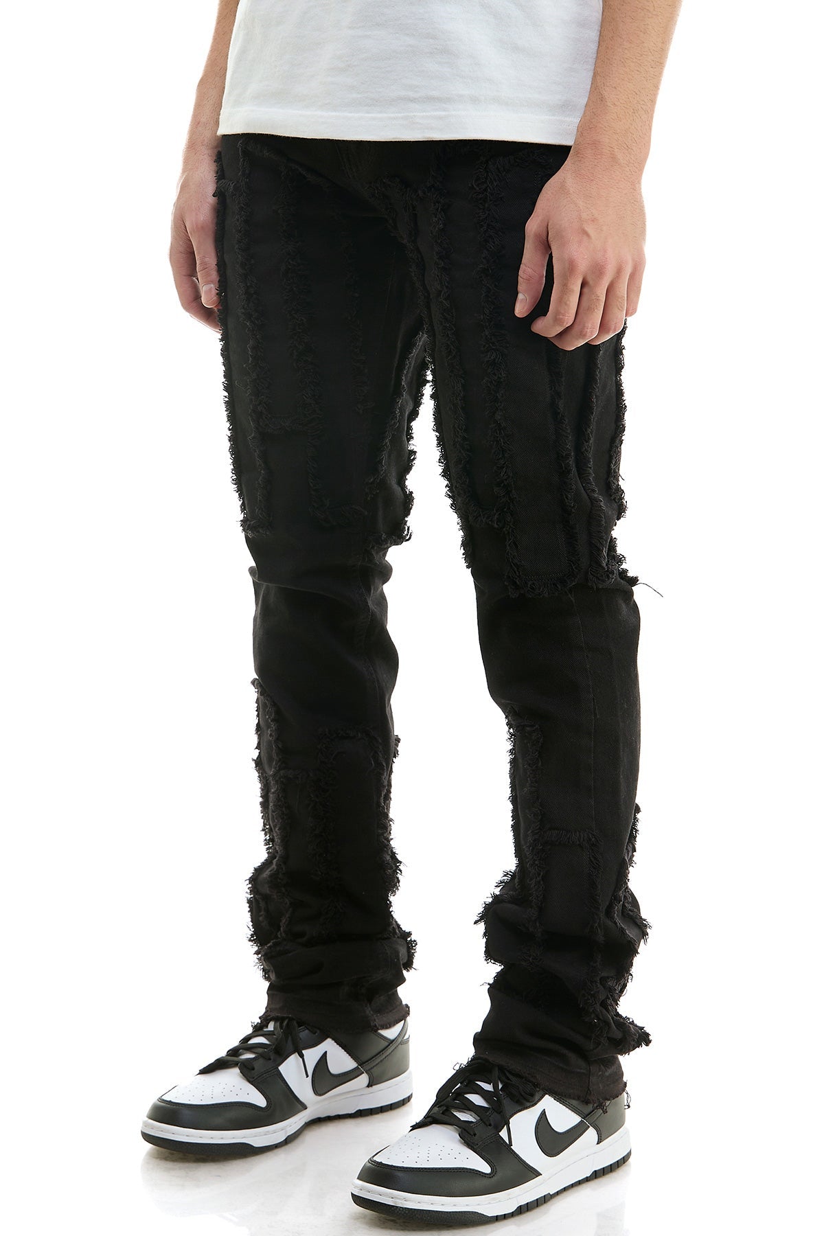 STACKED BARCHA PANTS