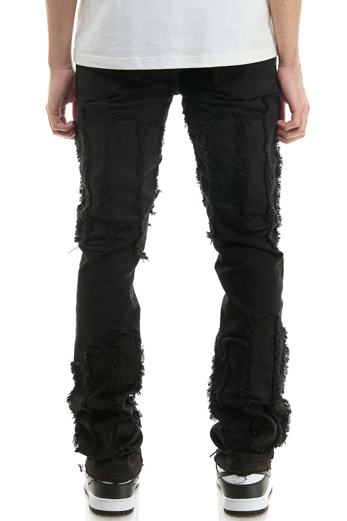 STACKED BARCHA PANTS