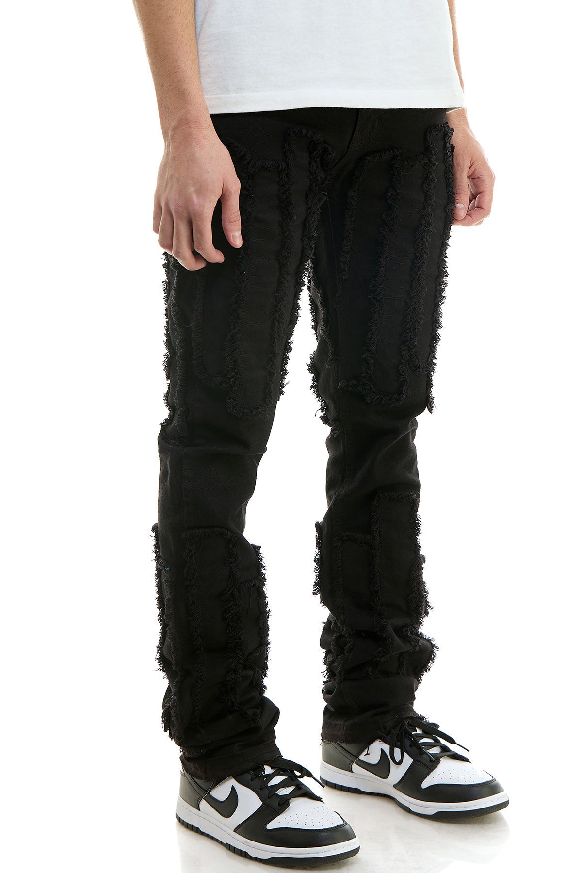 STACKED BARCHA PANTS