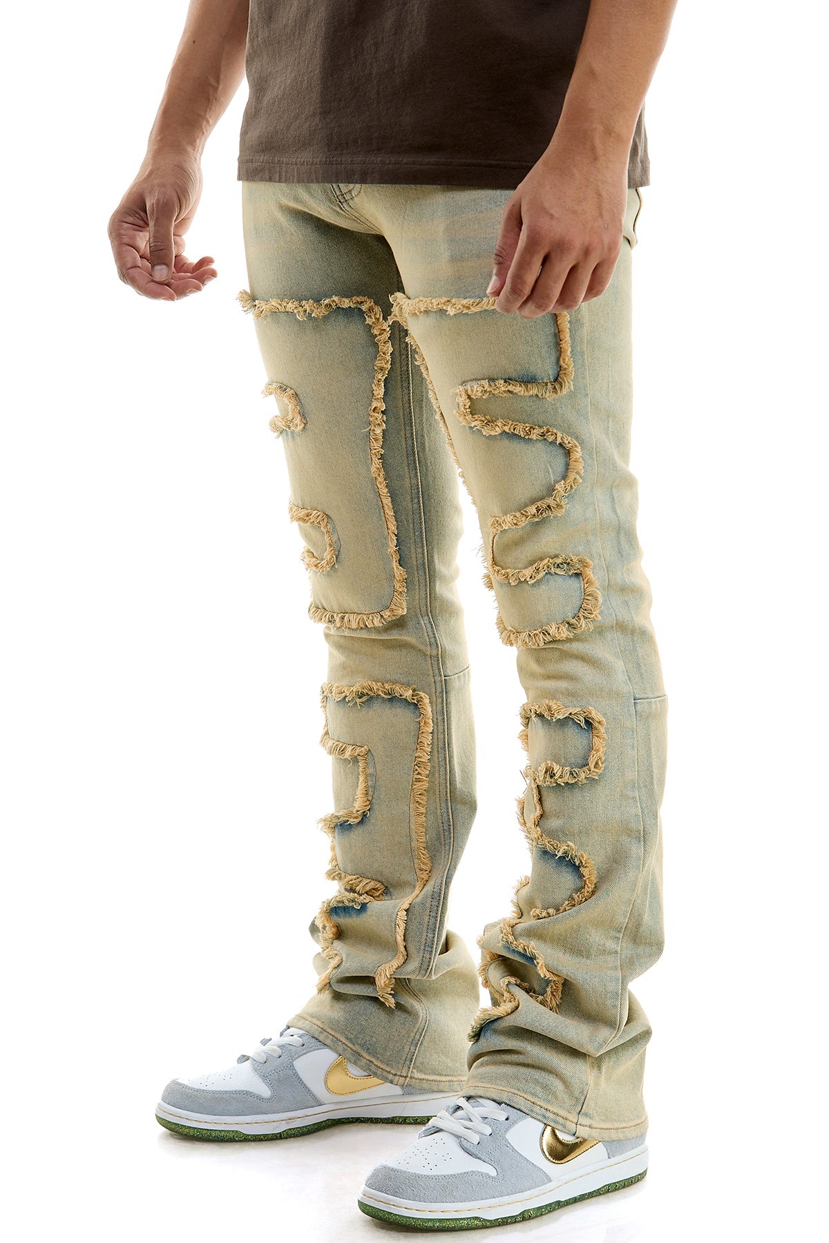 PUZZLE FLARE JEANS