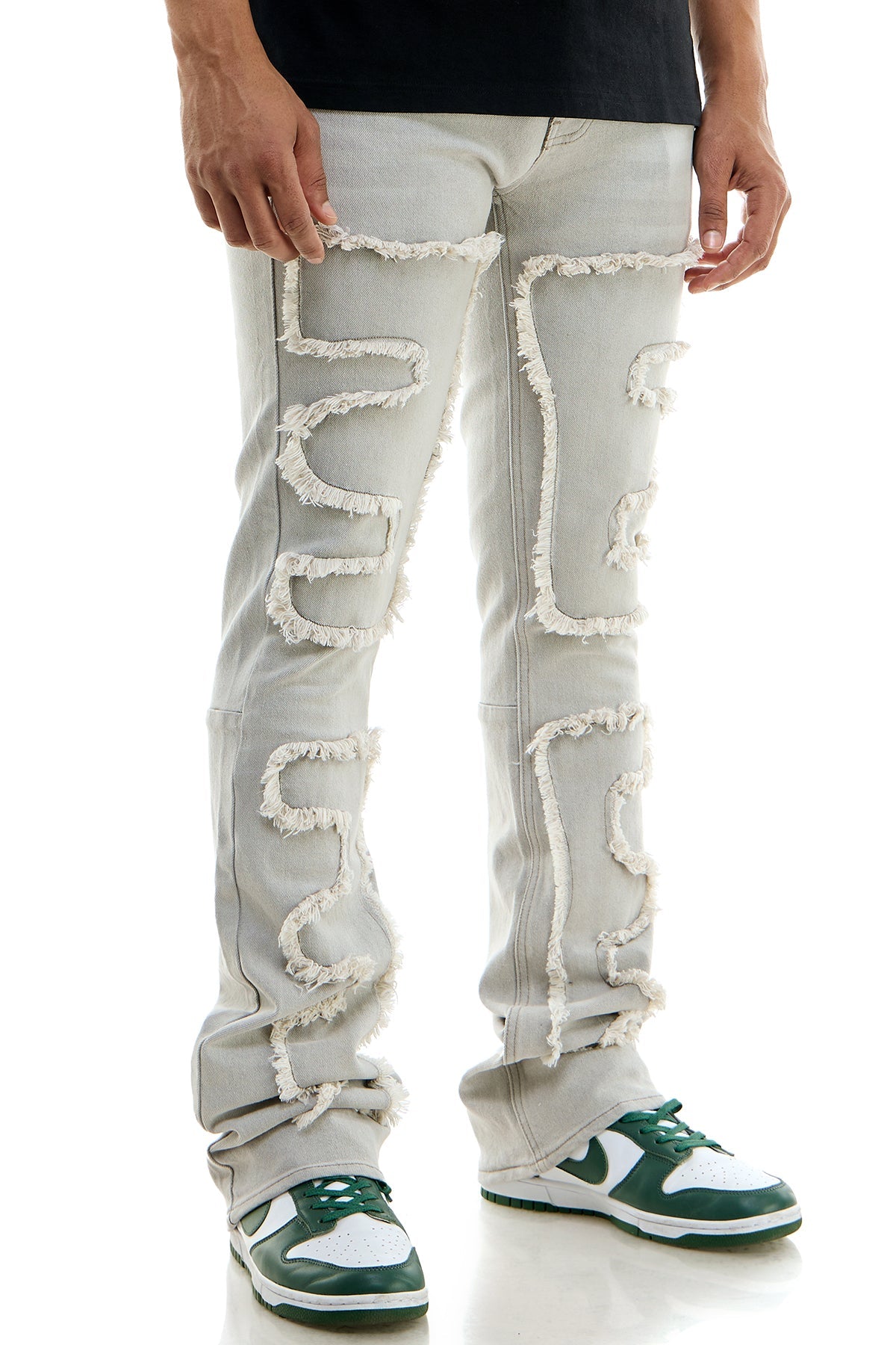 PUZZLE FLARE JEANS