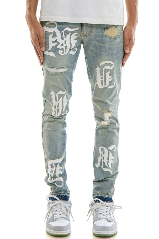 LETTER JEANS