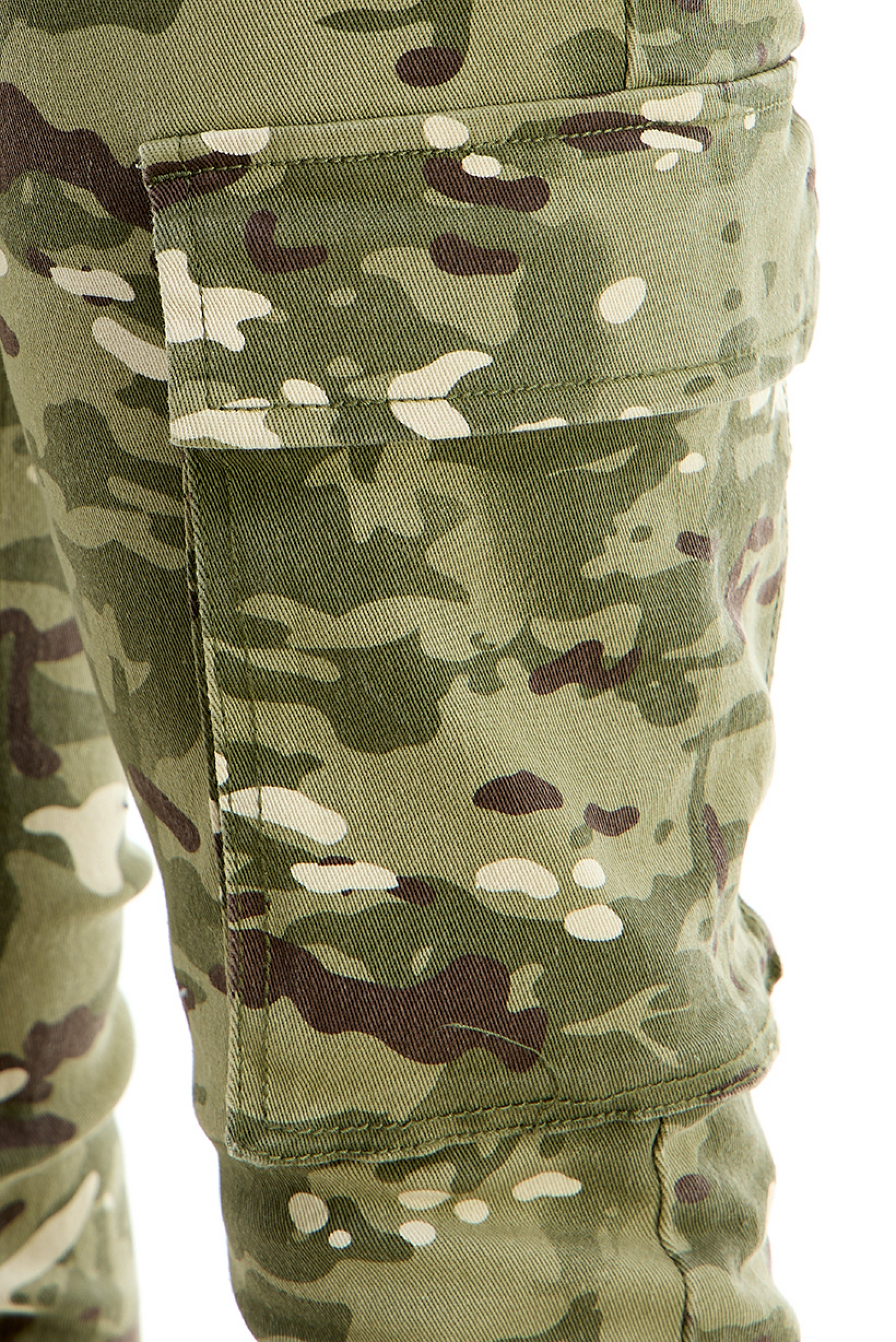 STACKED DOUBLE CARGO PANTS